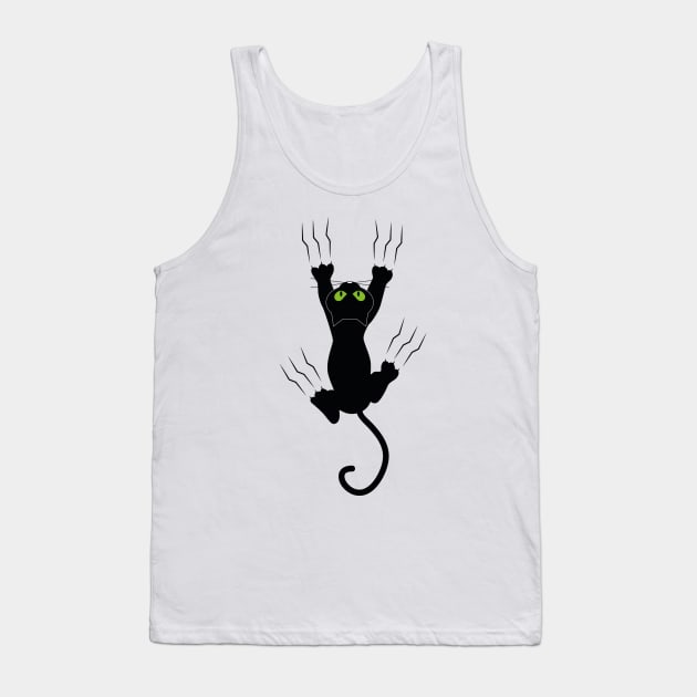 Cat-Scratch Katzenkletterkratzer Katzen Klettern Tank Top by Upswipe.de